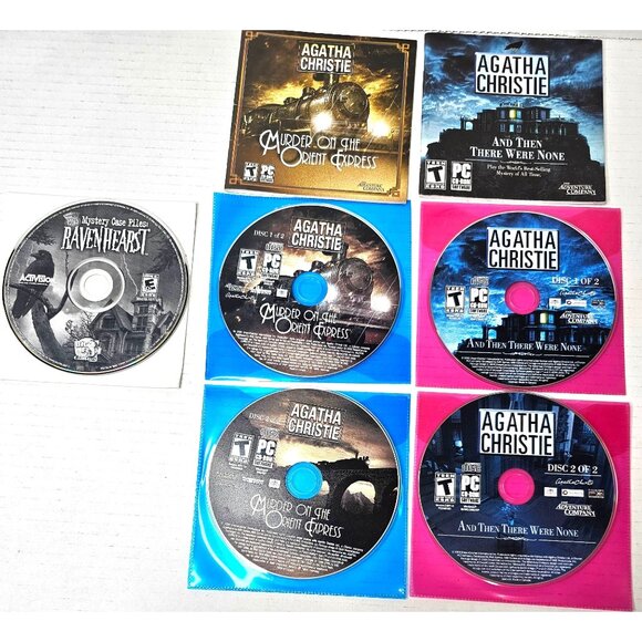 Agatha Christie PC Game Lot: Murder On The Orient Express & And Then There Were - Picture 1 of 8